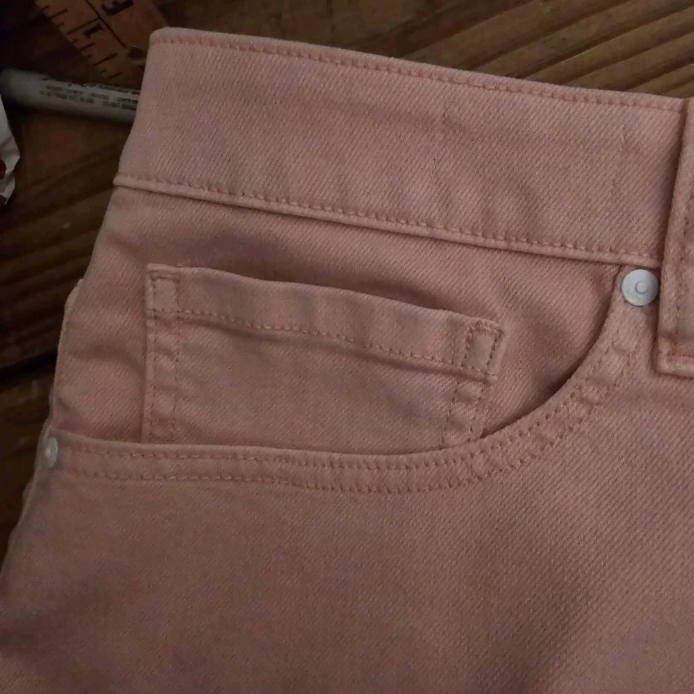 Lane Bryant NWT Women Signature Fit Plus Pink Denim Shorts Sz 34-36 recycled $70